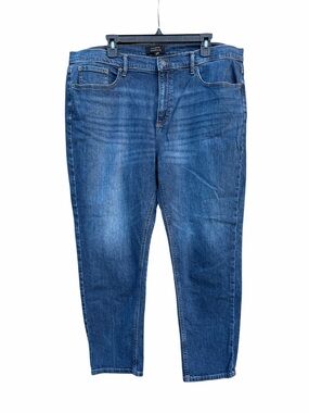 Banana republic girlfriend midrise, dark jeans, size 33/16
